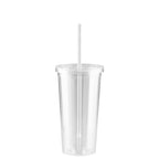 Vaso plástico doble pared aislante 600cc
