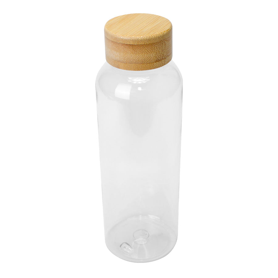 Botella PET tapa bamboo "AINOA" 550cc