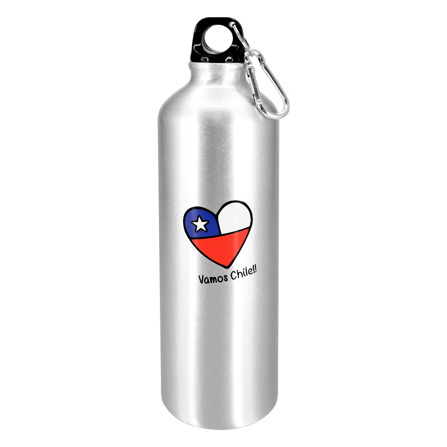 Botella deportiva de Aluminio Vamos Chile