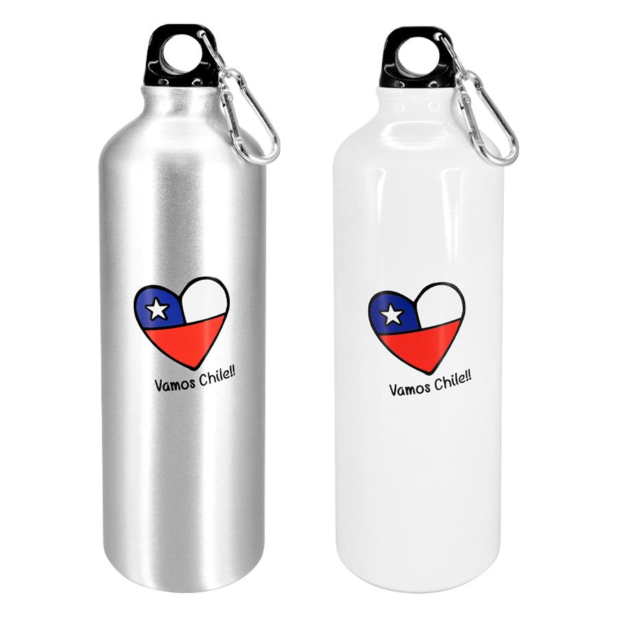 Botella deportiva de Aluminio Vamos Chile