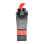 Vaso Gym para batidos proteína "SHAKE", con 4 compartimientos.