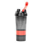 Vaso Gym para batidos proteína "SHAKE", con 4 compartimientos.