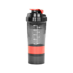 Vaso Gym para batidos proteína "SHAKE", con 4 compartimientos.