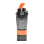 Vaso Gym para batidos proteína "SHAKE", con 4 compartimientos.
