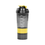 Vaso Gym para batidos proteína "SHAKE", con 4 compartimientos.