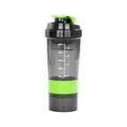 Vaso Gym para batidos proteína "SHAKE", con 4 compartimientos.