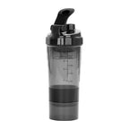 Vaso Gym para batidos proteína "SHAKE", con 4 compartimientos.