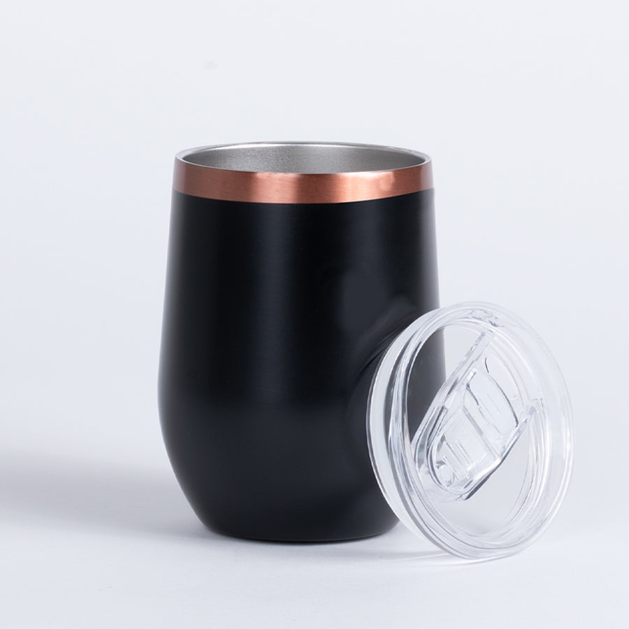Vaso térmico negro/encobrizado LEEDS 350cc