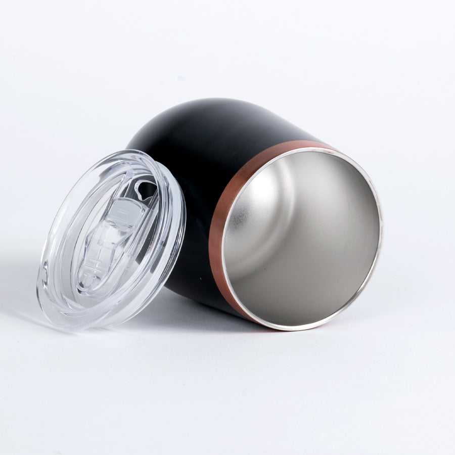 Vaso térmico negro/encobrizado LEEDS 350cc