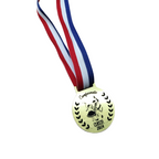 Medalla Campeonato Cueca Fiestas Patrias – Personalizable con Cinta Tricolor