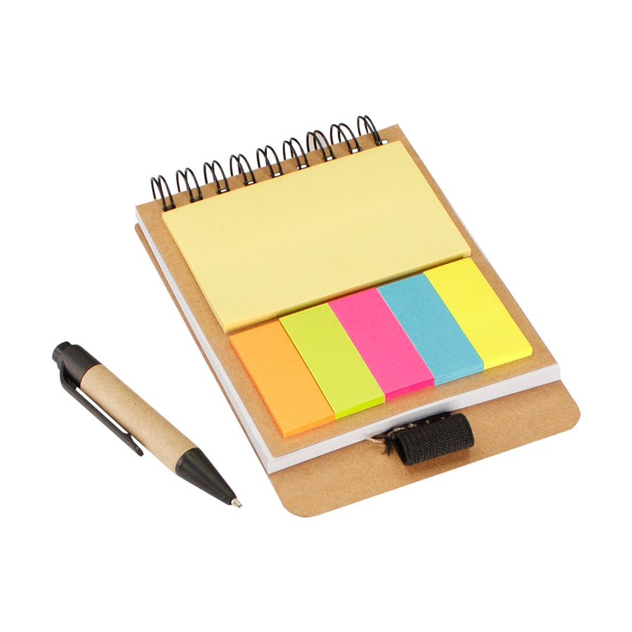 MEMO SET ECOLÓGICO CON BOLÍGRAFO