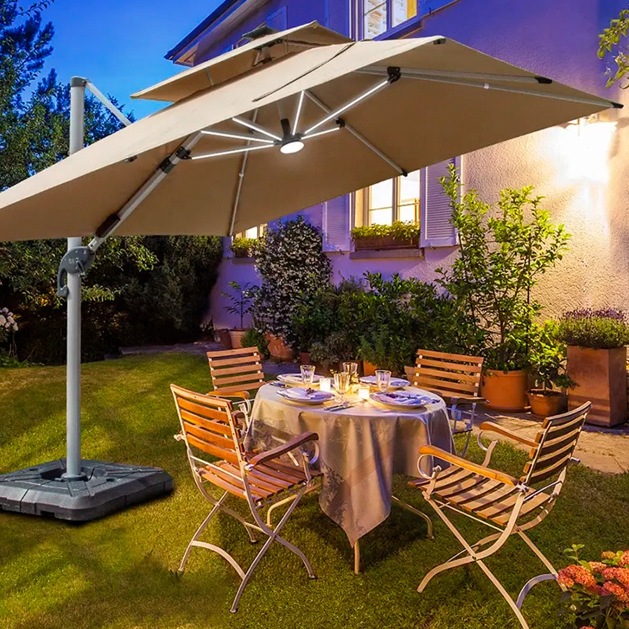 Quitasol WINDPROOF con Luz