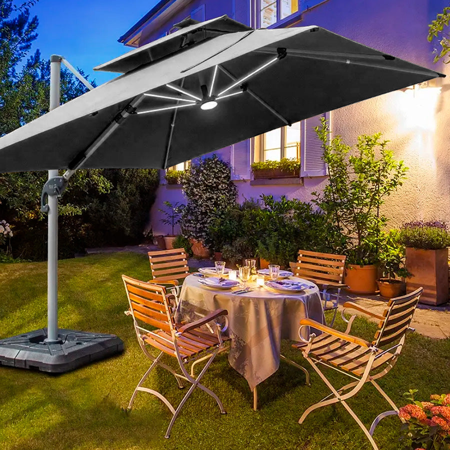 Quitasol WINDPROOF con Luz
