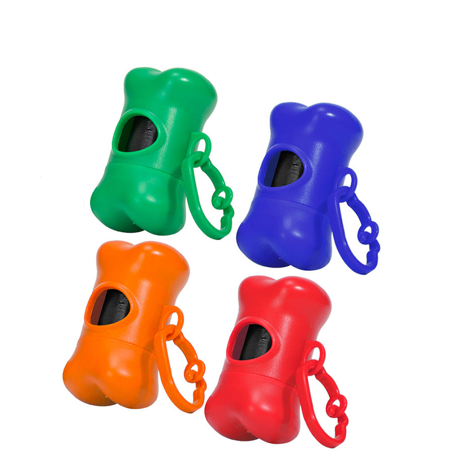 Dispensador de bolsas para residuos de mascotas