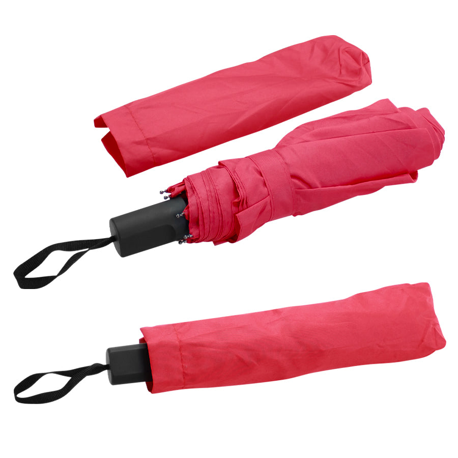 Deluxe Paraguas Corto PONGEE COMPACTO, MANUAL,CON FUNDA