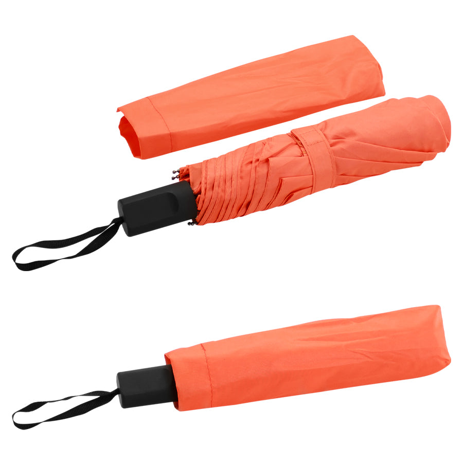 Deluxe Paraguas Corto PONGEE COMPACTO, MANUAL,CON FUNDA