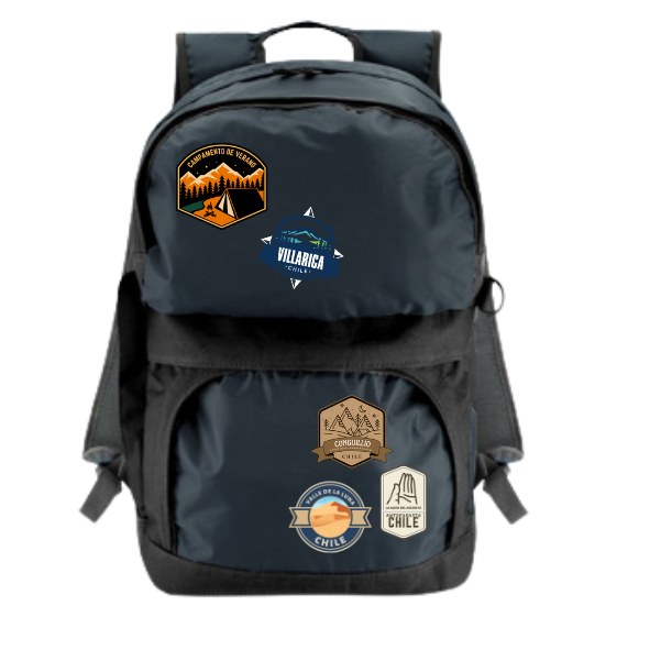 PARCHES PARA MOCHILA LUGARES Y CIUDADES DE CHILE 12U