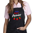Delantal de Cocina Algodón Negro Fiestas Patrias – Reutilizable
