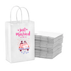 BOLSA DE PAPEL KRAFT BLANCA 30X22X10