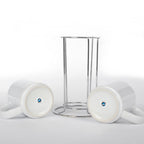 Set de Tazones Con Soporte Metálico