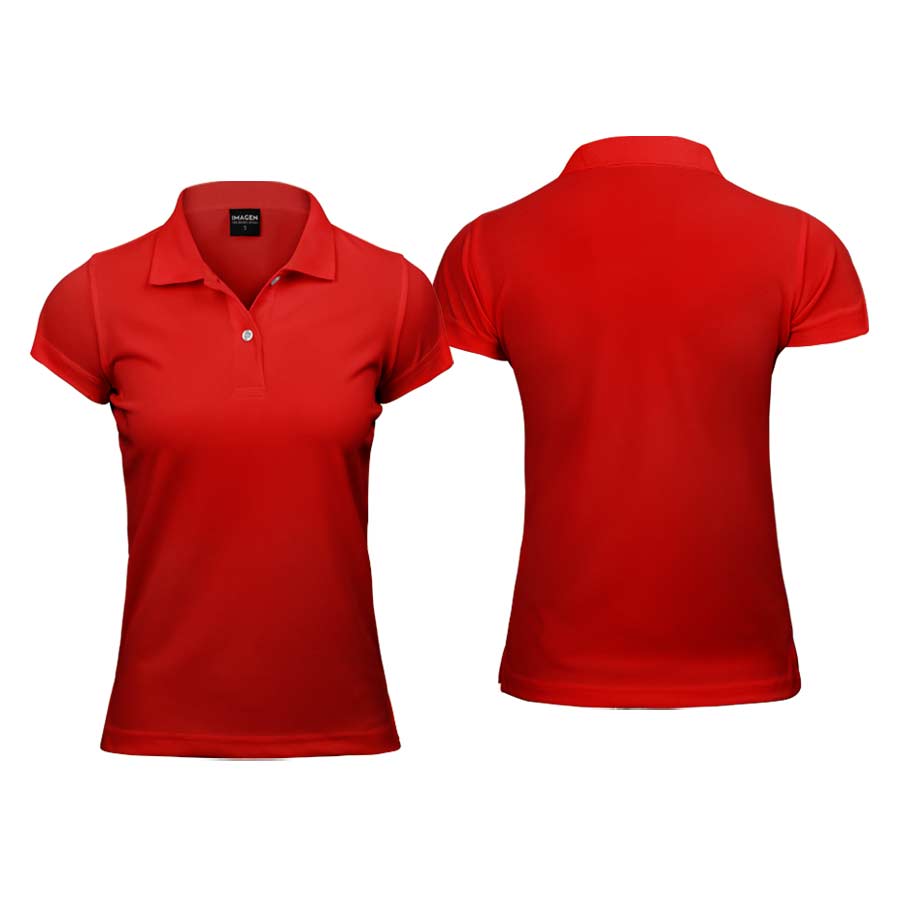 POLERA POLIESTER CON CUELLO MUJER