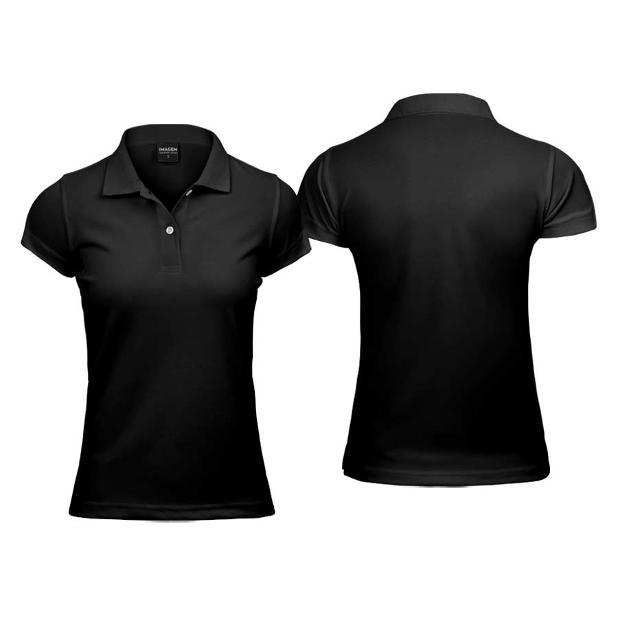 POLERA POLIESTER CON CUELLO MUJER