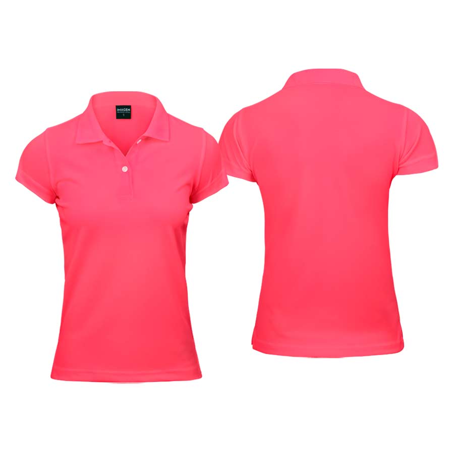 POLERA POLIESTER CON CUELLO MUJER