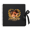 Álbum de Fotos Personalizado para Matrimonio - Hoja negra