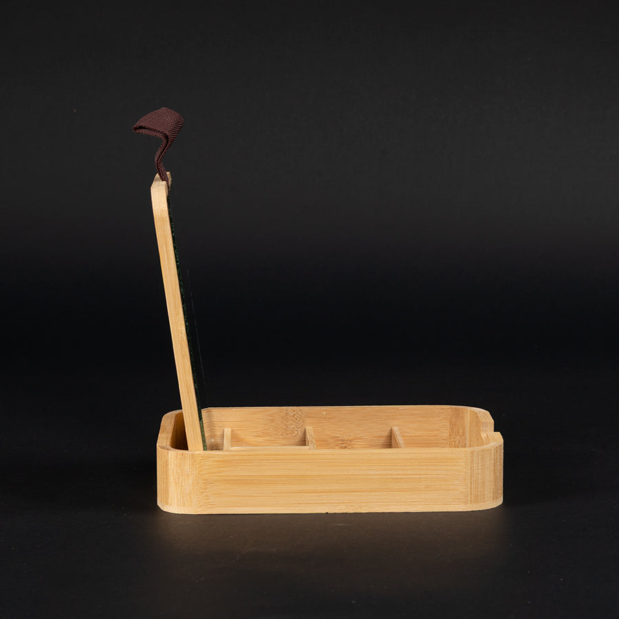 Caja organizadora de Bamboo con espejo «ANNA» 10