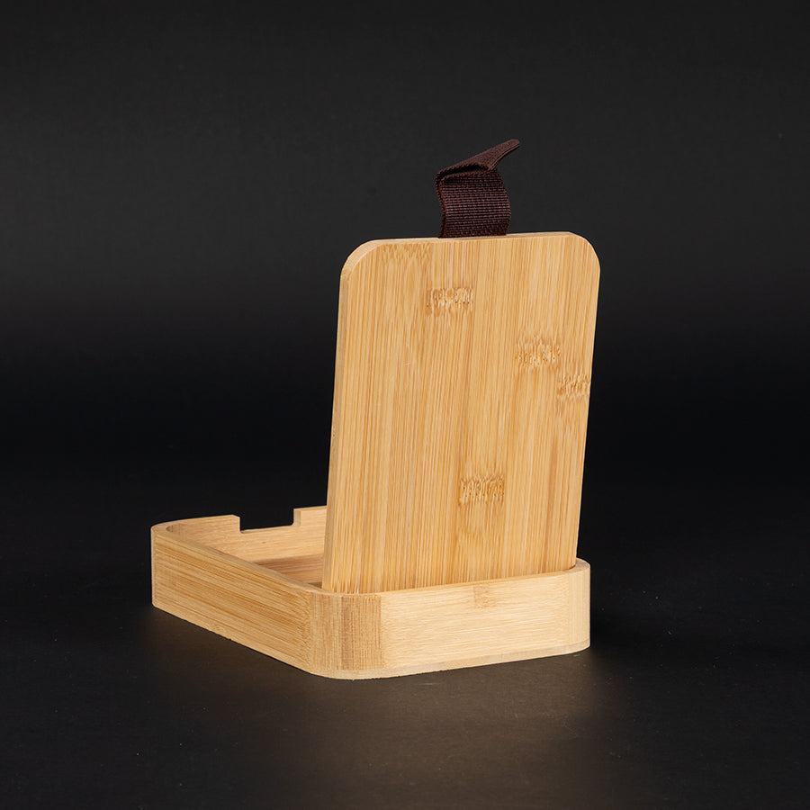 Caja organizadora de Bamboo con espejo «ANNA» 12