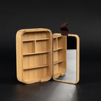 Caja organizadora de Bamboo con espejo «ANNA» 14