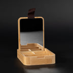 Caja organizadora de Bamboo con espejo «ANNA» 8