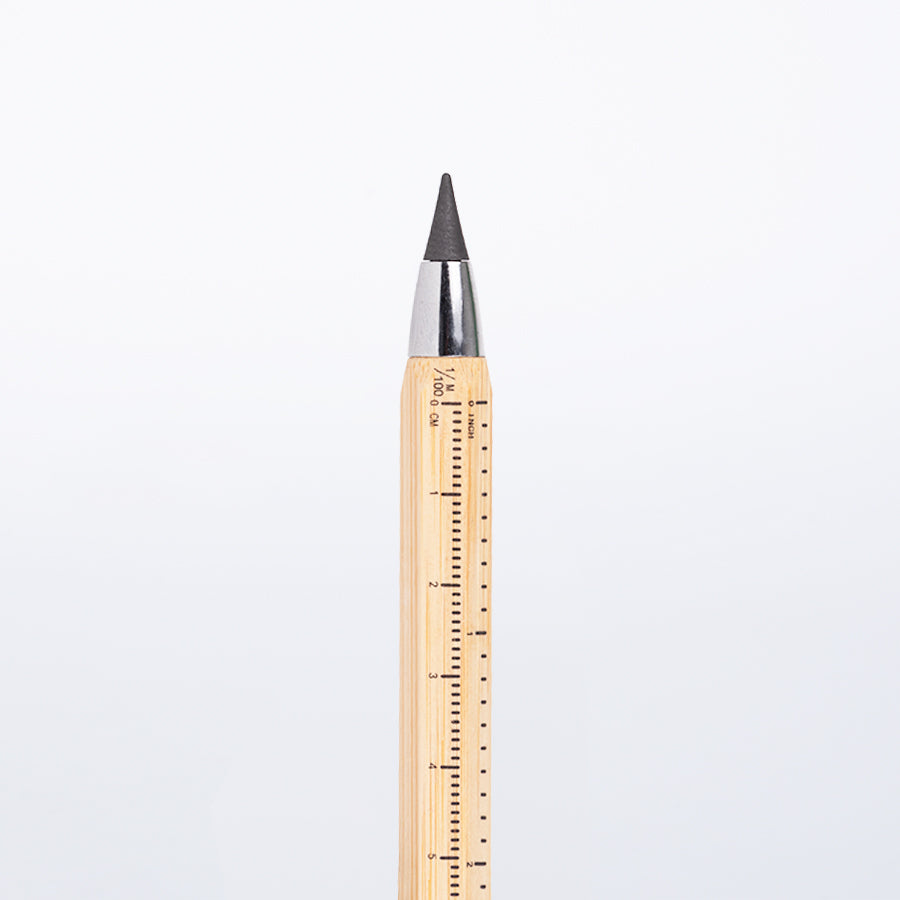 Lápiz de Bamboo con punta Tungsteno, Puntero Touch-Screen y regla de medir 4