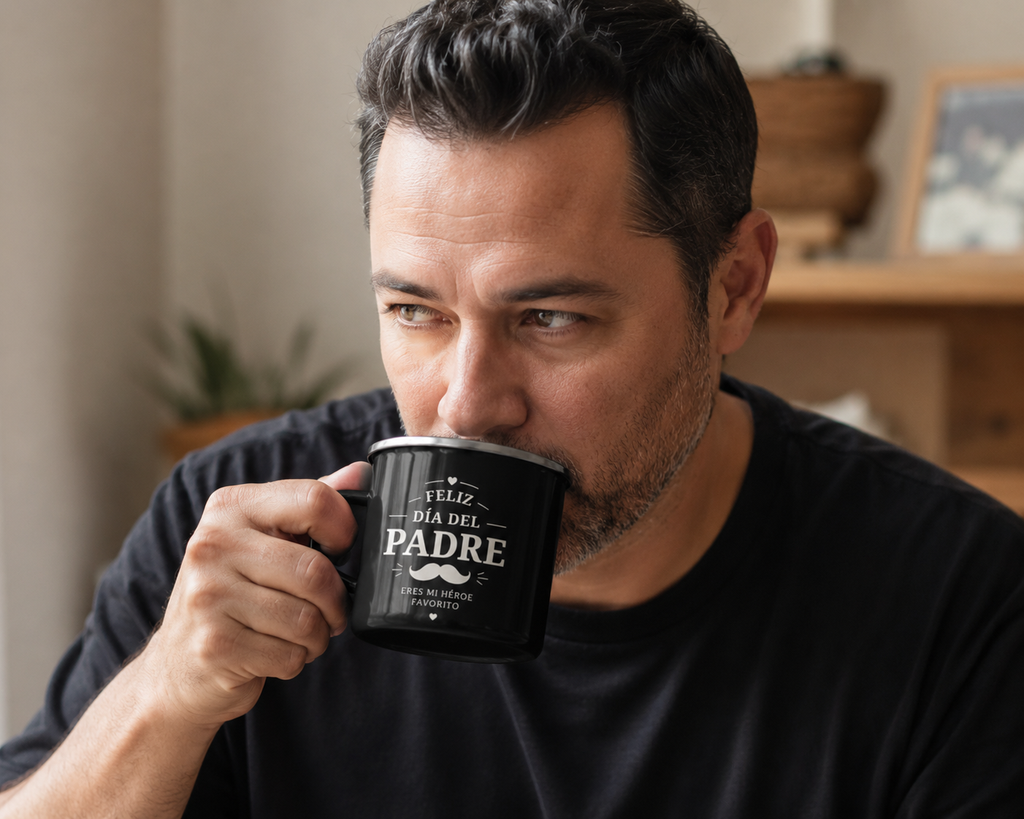 TAZÓN ENLOZADO PERSONALIZADO DÍA DEL PADRE