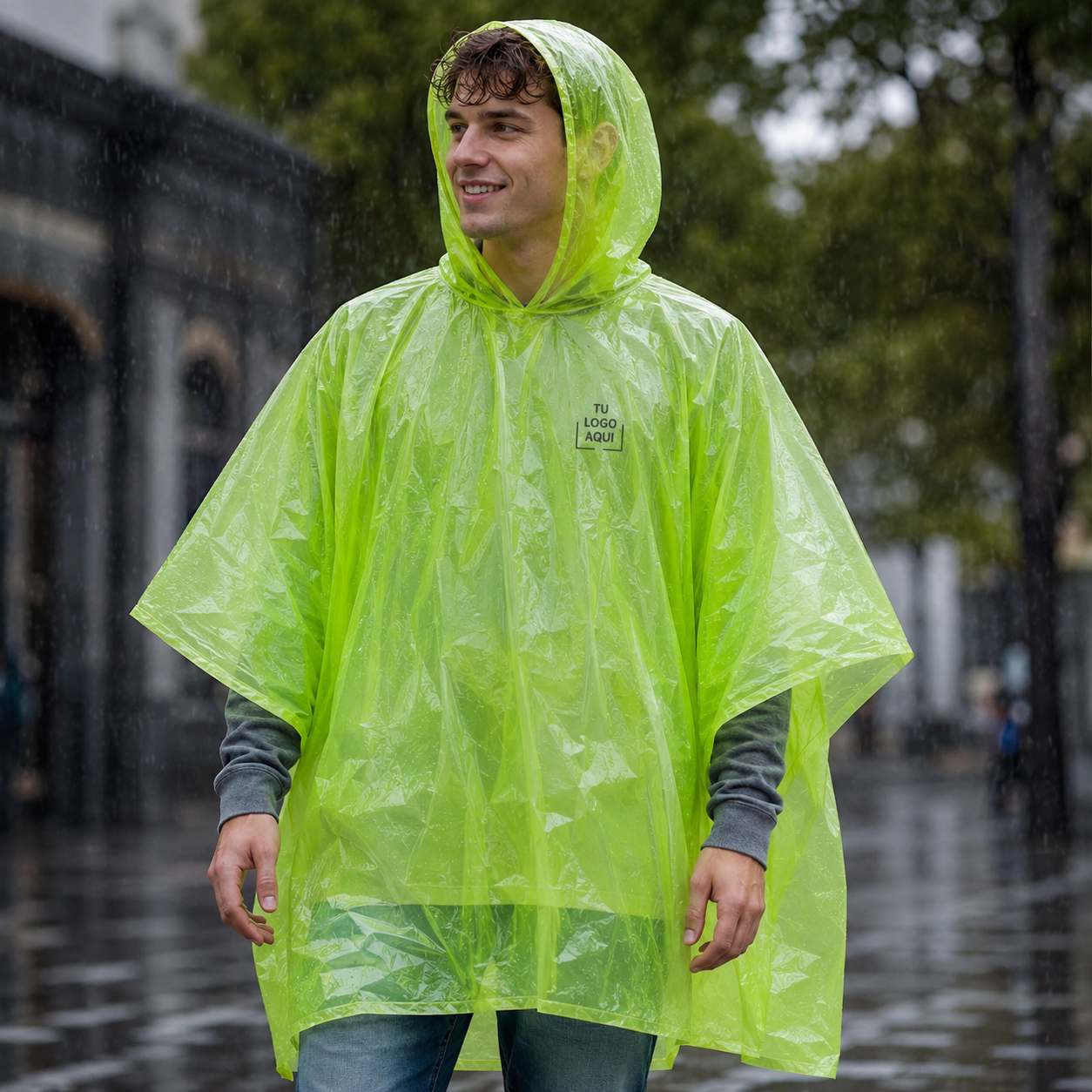 Capa de Agua Poncho para lluvia