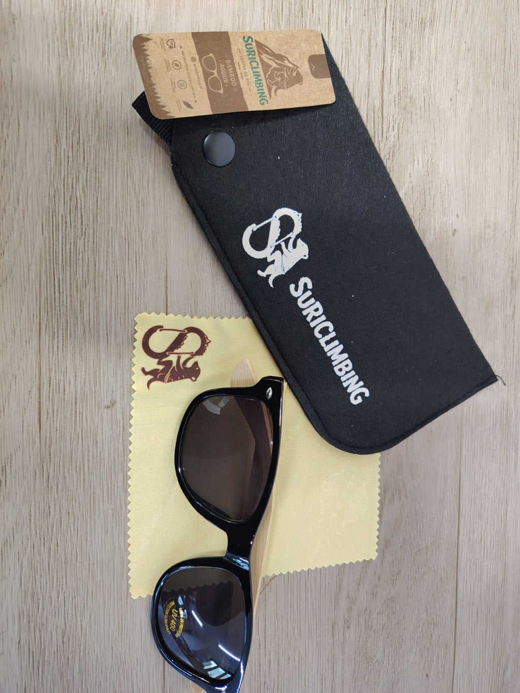Anteojos Lentes de sol BAMBOO UV400 SURICLIMBING