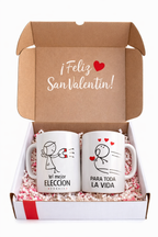 PACK TAZÓN CERÁMICO DIA DE LOS ENAMORADOS