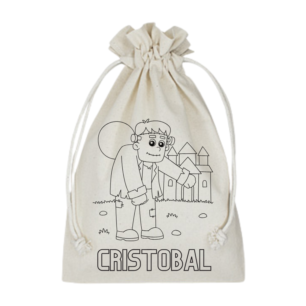 SACO PINTABLE PARA DULCES DE HALLOWEEN
