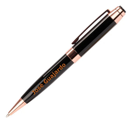 Boligrafo Y Lápiz Personalizados + Estuche Día Del Minero
