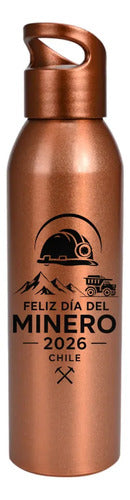 Botella Metalica 650cc Día Del Minero