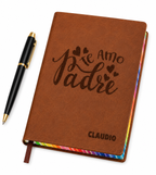 LIBRETA ECOCUERO + BOLÍGRAFO METÁLICO DÍA DEL PADRE