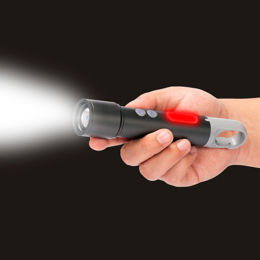 USB Linterna Táctica y lámpara recargable «HOOK» 15-en-1 1