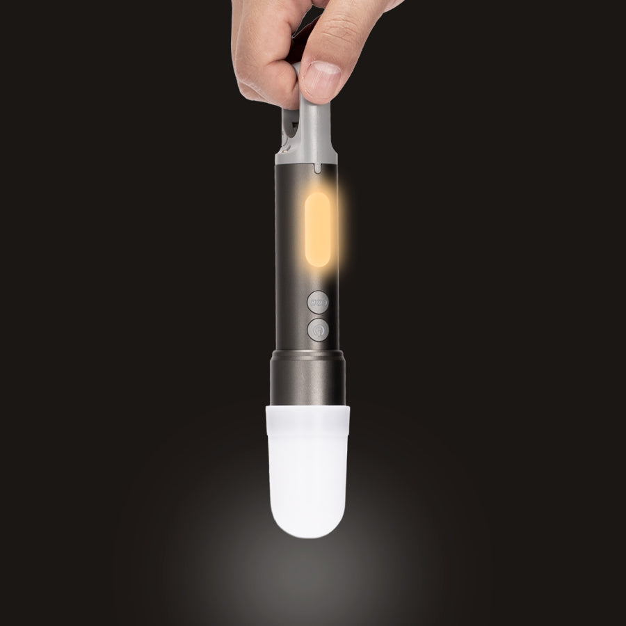 USB Linterna Táctica y lámpara recargable «HOOK» 15-en-1 11