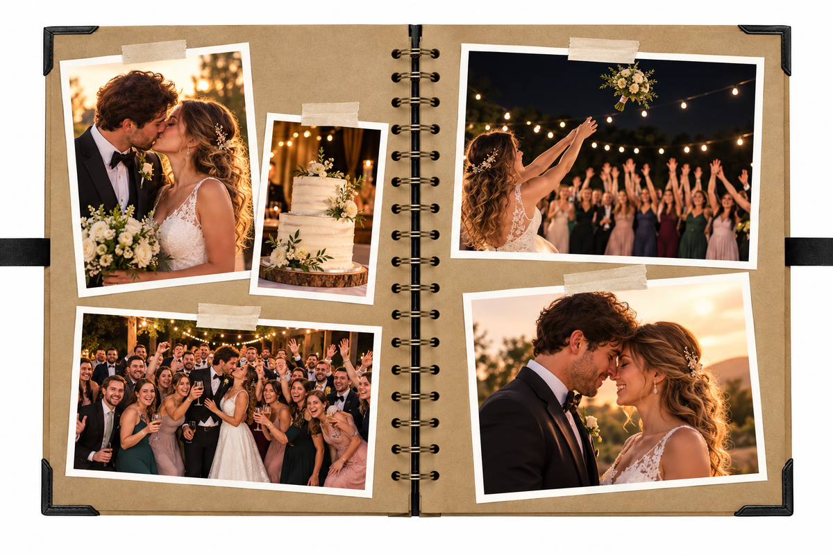 Álbum de Fotos Personalizado para Matrimonio