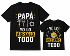 POLERA ADULTO + POLERA NIÑO ALGODÓN MATCH DÍA DEL PADRE