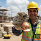 Llavero De Casco Encobrizado Día Del Minero