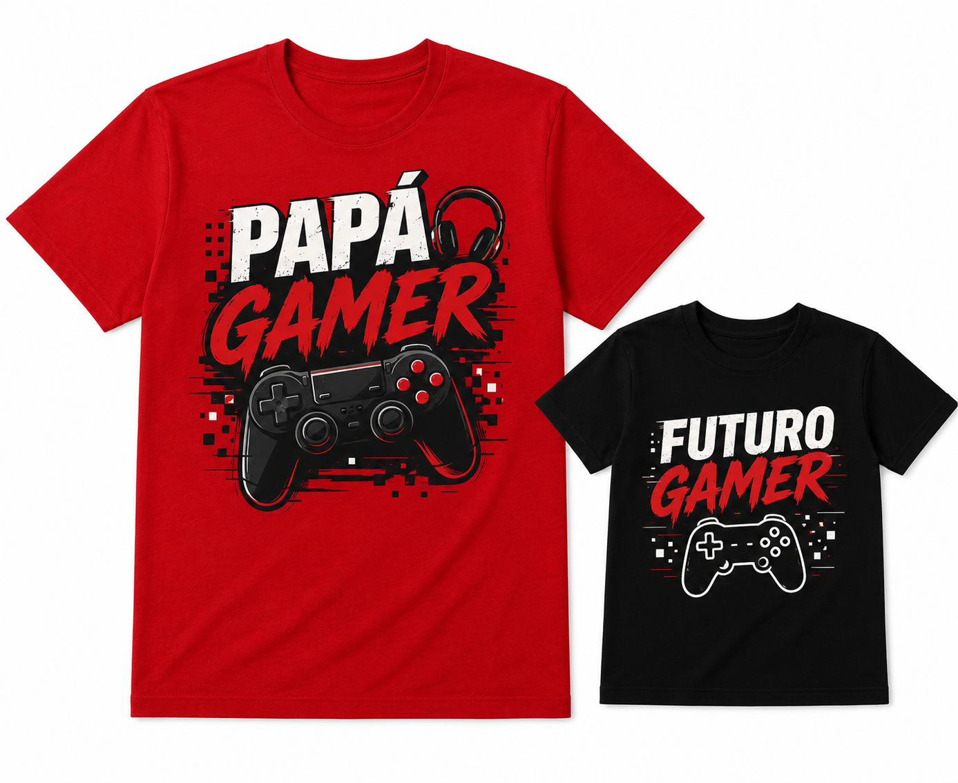 POLERA ADULTO + POLERA NIÑO ALGODÓN MATCH DÍA DEL PADRE