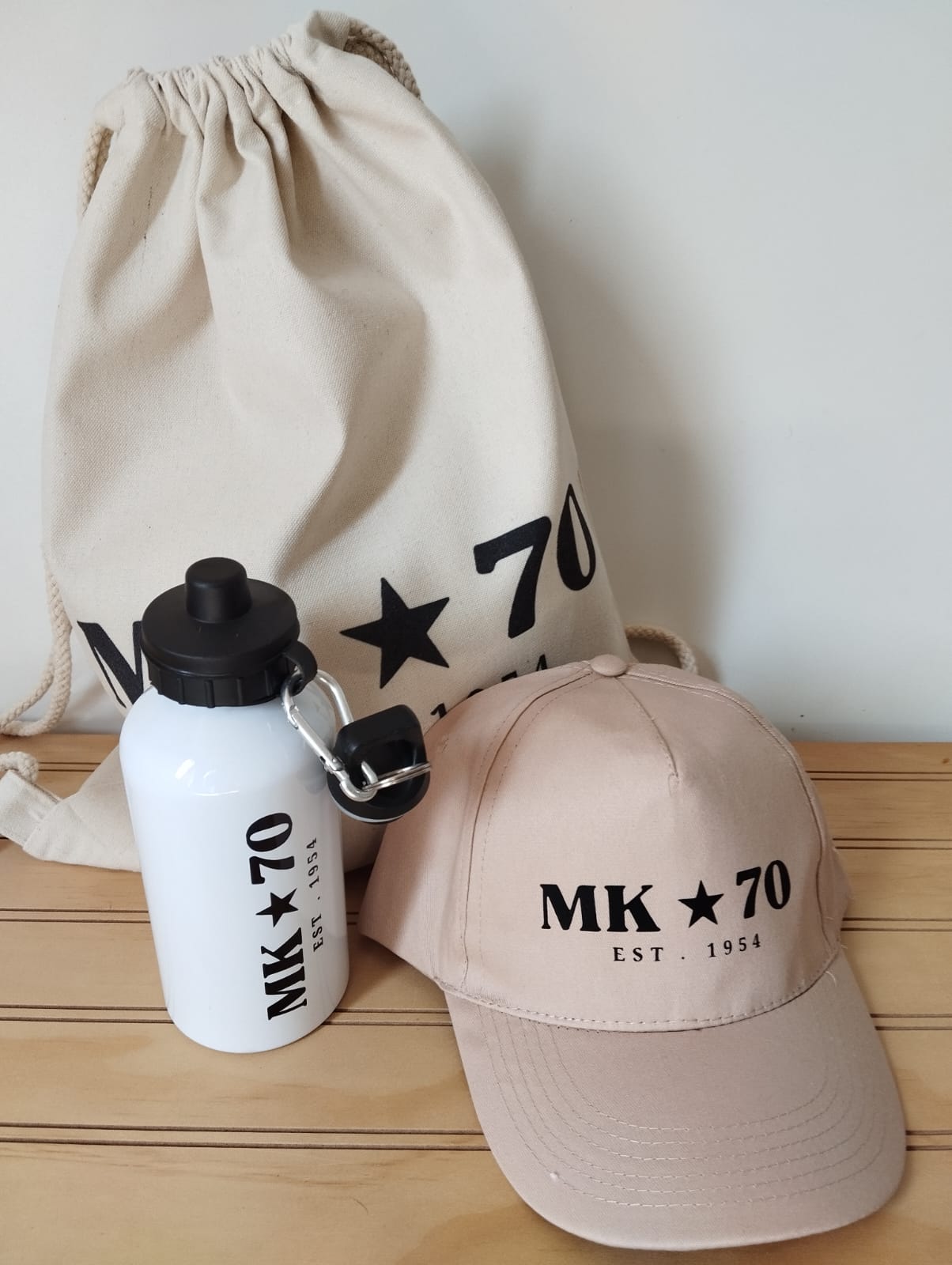 PACK DEPORTIVO ESCOLAR MORRAL + BOTELLA + JOCKEY PERSONALIZADO
