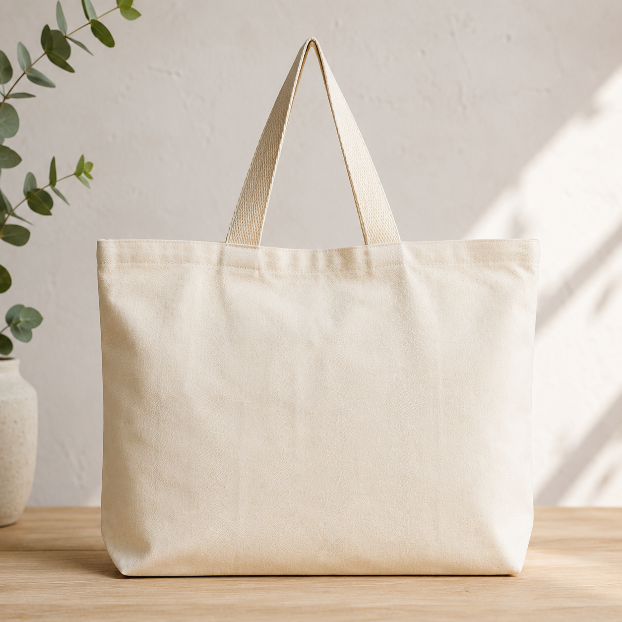 Mockup de Bolsa Canvas Algodón 10 onzas