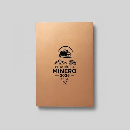 Cuaderno Encobrizado 80 Hojas Día Del Minero